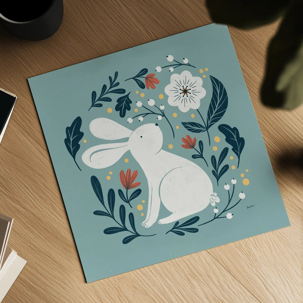 Sweet Easter III by Becky Thorns. Shown as a detailed flat fine art print, highlighting archival giclee quality. Available as an archival giclee rolled canvas, fine art paper, or poster print. SKU 70583a.