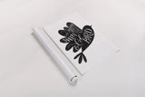 Sweet Old Bird BW by Becky Thorns. shown as a rolled paper print. Available as archival giclee rolled canvas, fine art paper, or poster print. SKU 61413h.