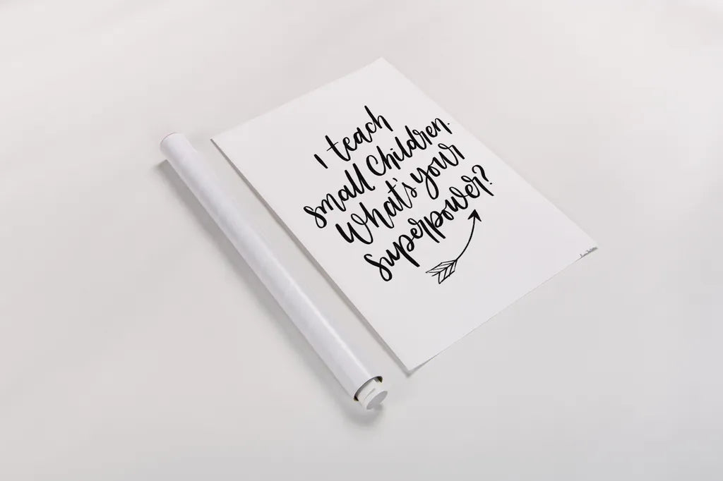 Teachers I by Becky Thorns. shown as a rolled paper print. Available as archival giclee rolled canvas, fine art paper, or poster print. SKU 59200h.