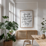Teachers III by Becky Thorns. shown as a print in a natural wood frame in a dining room. Available as a archival giclee rolled canvas, fine art paper, or poster print. SKU 59202h.