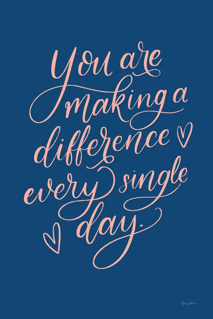 Teachers III Blue by Becky Thorns. SKU 59206h. Archival Giclee Fine art print for wall decor.