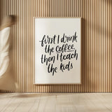 Teachers IV by Becky Thorns. shown as over sized large wall art. Available as an archival giclee rolled canvas, fine art paper, or poster print. SKU 59203h.