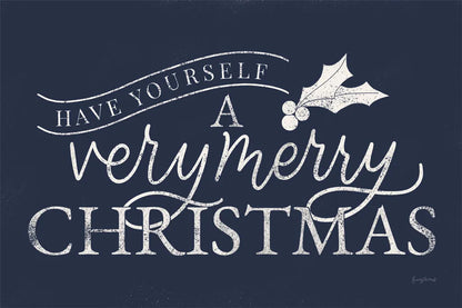 Vintage Christmas IV Blue by Becky Thorns. SKU 60047i. Archival Giclee Fine art print for wall decor.