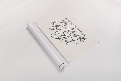 Vintage Christmas V by Becky Thorns. shown as a rolled paper print. Available as archival giclee rolled canvas, fine art paper, or poster print. SKU 60045i.