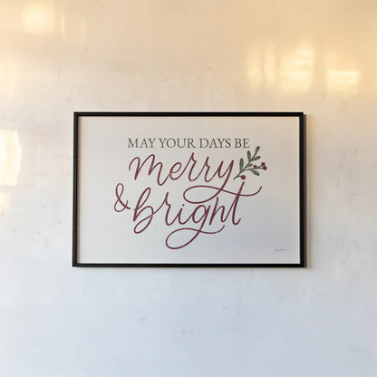 Vintage Christmas V Red by Becky Thorns. shown as a paper print in a black flame. Available as a archival giclee rolled canvas, fine art paper, or poster print. SKU 60048i.