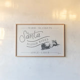Vintage Christmas VI by Becky Thorns. shown as a paper print in a natural frame. Available as a archival giclee rolled canvas, fine art paper, or poster print. SKU 68845i.