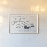 Vintage Christmas VI by Becky Thorns. shown as a paper print in a white frame. Available as a archival giclee rolled canvas, fine art paper, or poster print. SKU 68845i.