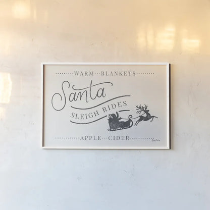 Vintage Christmas VI by Becky Thorns. shown as a paper print in a white frame. Available as a archival giclee rolled canvas, fine art paper, or poster print. SKU 68845i.