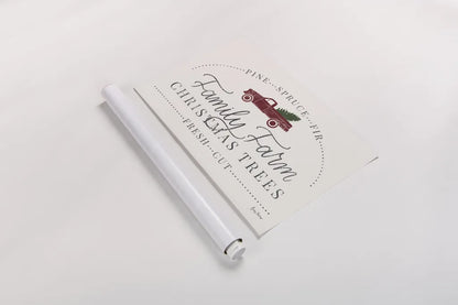 Vintage Christmas VII by Becky Thorns. shown as a rolled paper print. Available as archival giclee rolled canvas, fine art paper, or poster print. SKU 68846i.