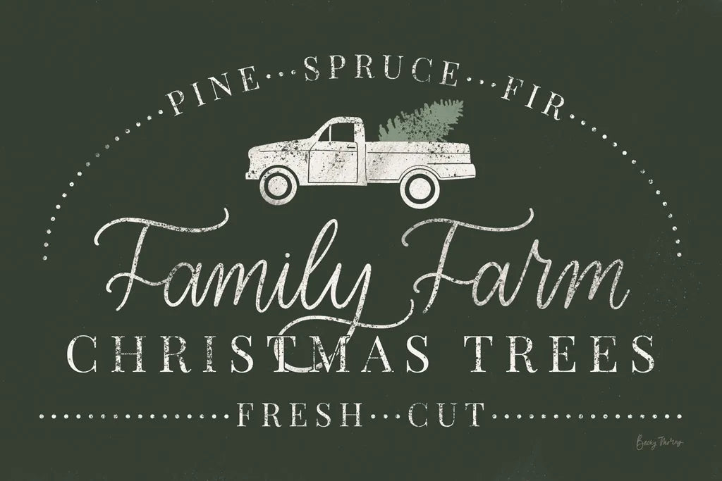 Vintage Christmas VII Green by Becky Thorns. SKU 68848i. Archival Giclee Fine art print for wall decor.