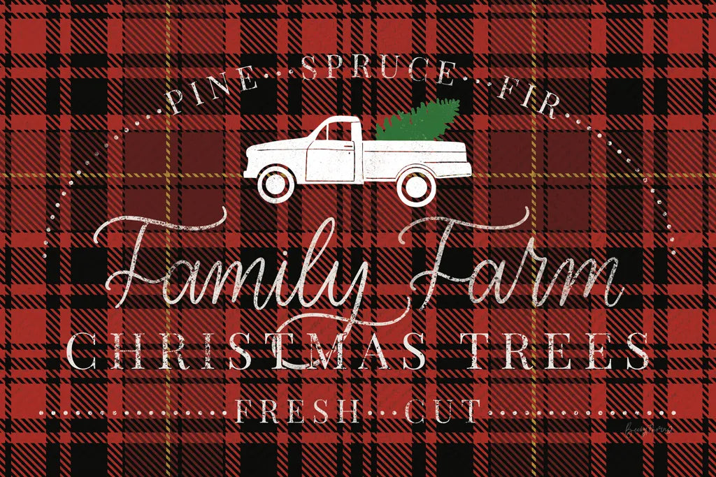 Vintage Christmas VII Plaid by Becky Thorns. SKU 73344i. Archival Giclee Fine art print for wall decor.