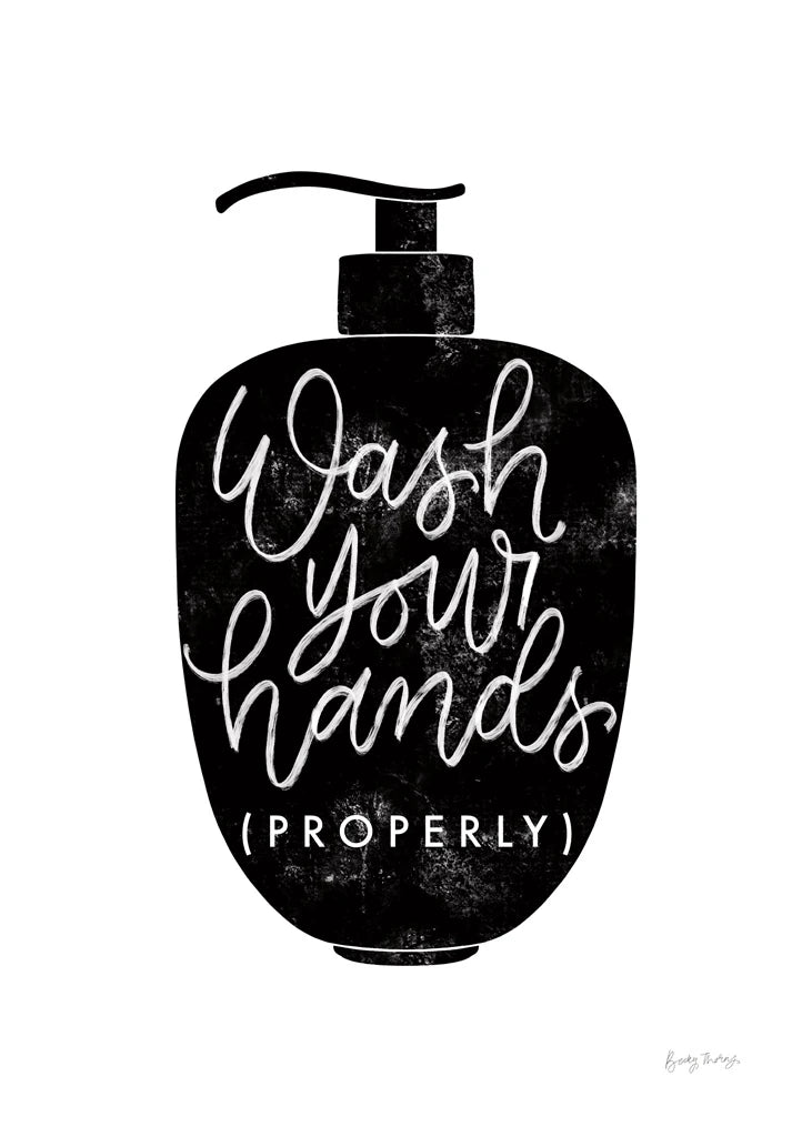 Wash Your Hands III Dispenser by Becky Thorns