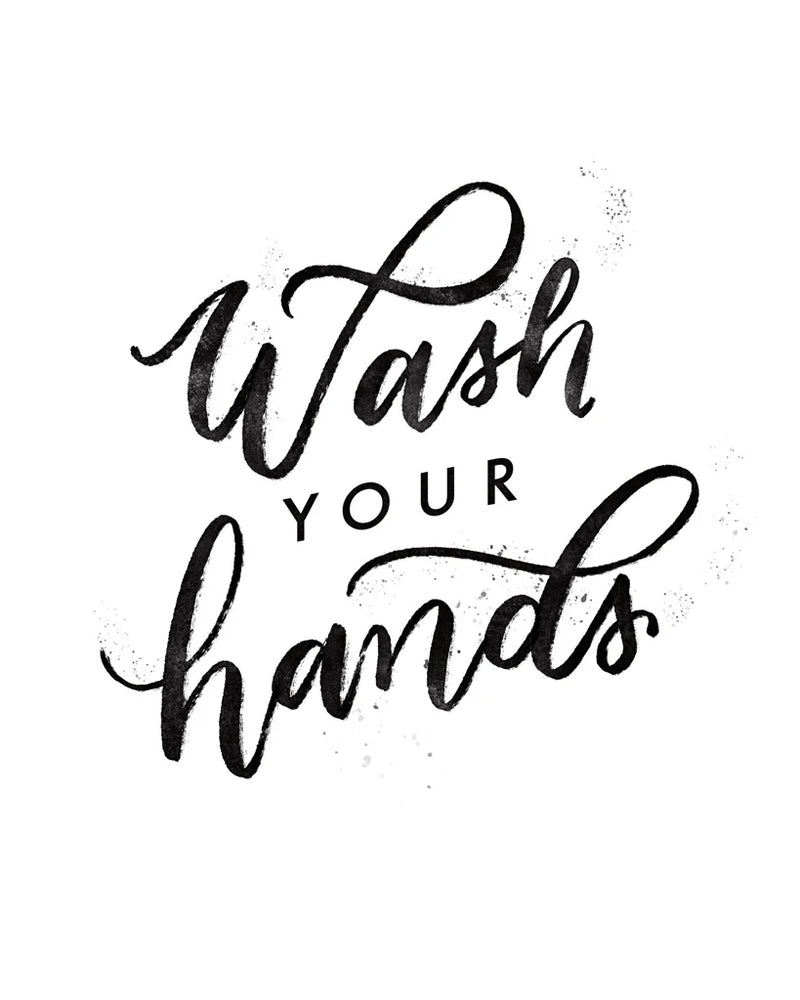 Wash Your Hands IV by Becky Thorns