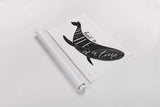 Whale of a Time BW by Becky Thorns. shown as a rolled paper print. Available as archival giclee rolled canvas, fine art paper, or poster print. SKU 61411i.