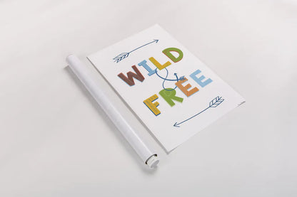 Wild and Free by Becky Thorns. shown as a rolled paper print. Available as archival giclee rolled canvas, fine art paper, or poster print. SKU 59584h.