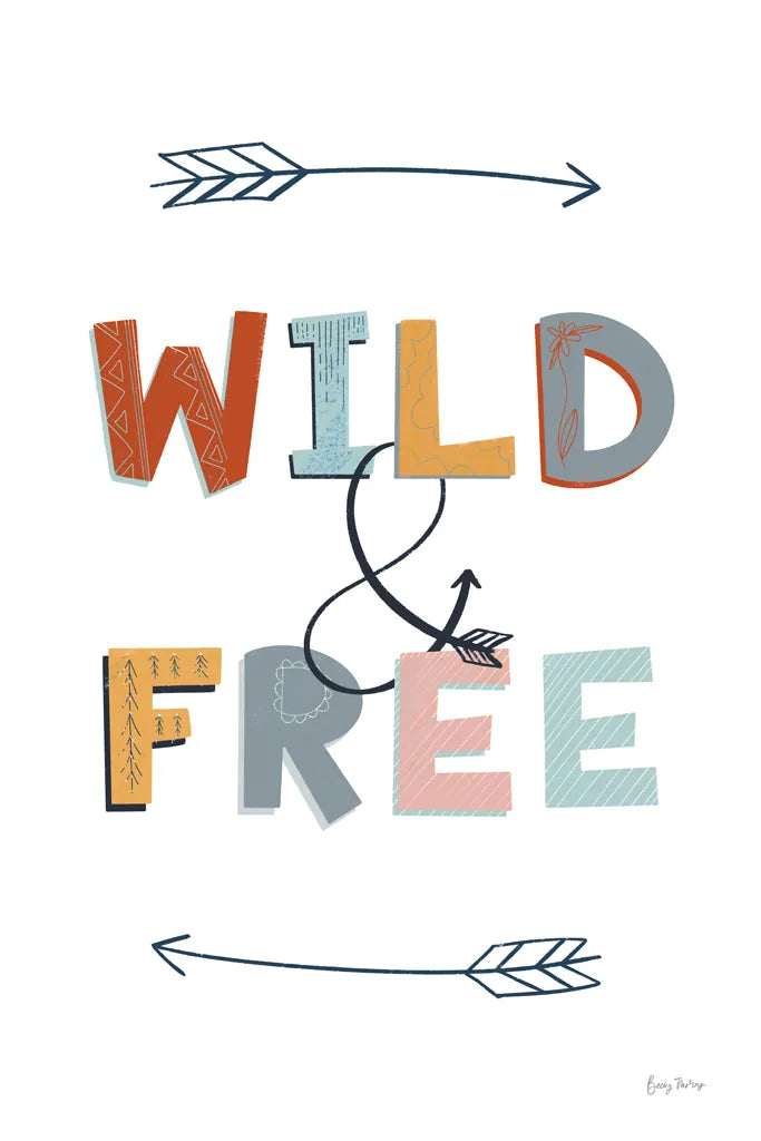 Wild and Free Pastel by Becky Thorns. SKU 66561h. Archival Giclee Fine art print for wall decor.