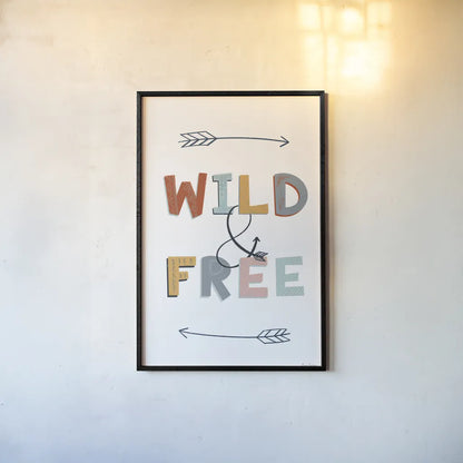 Wild and Free Pastel by Becky Thorns. shown as a paper print in a black flame. Available as a archival giclee rolled canvas, fine art paper, or poster print. SKU 66561h.