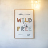 Wild and Free Pastel by Becky Thorns. shown as a paper print in a natural frame. Available as a archival giclee rolled canvas, fine art paper, or poster print. SKU 66561h.