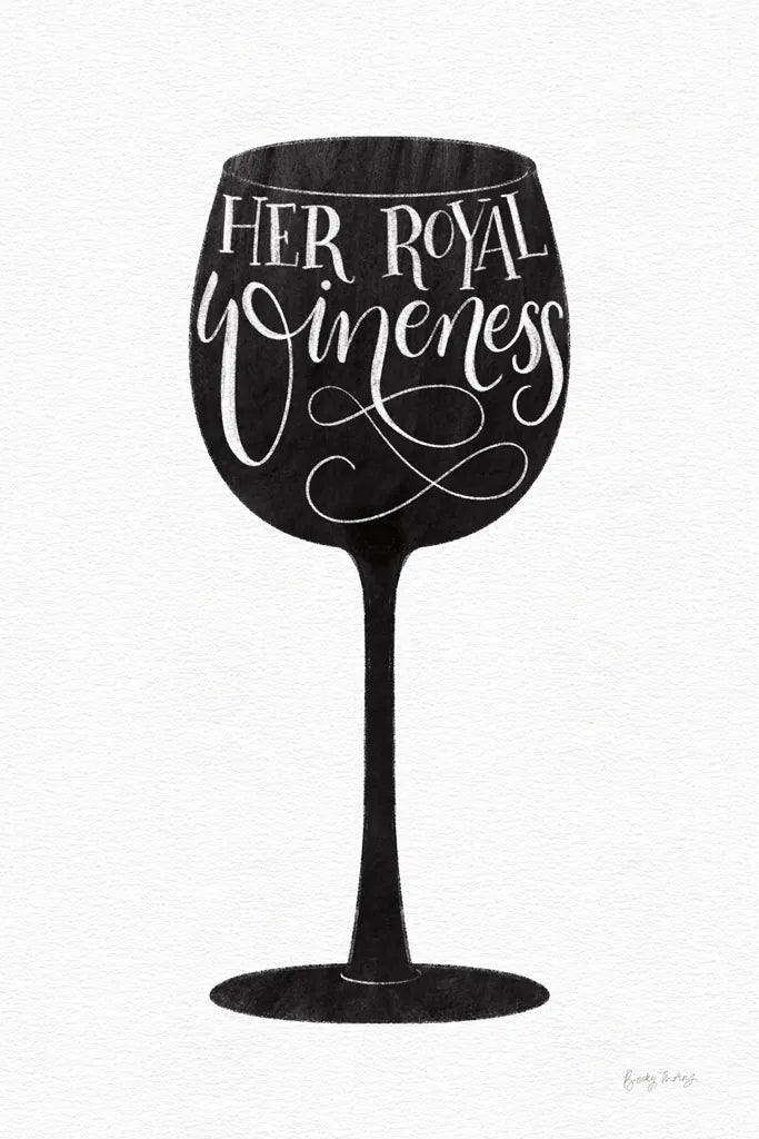 Wineness BW by Becky Thorns. SKU 61433h. Archival Giclee Fine art print for wall decor.