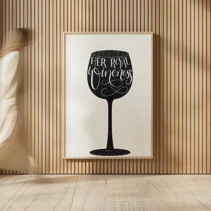 Wineness BW by Becky Thorns. shown as over sized large wall art. Available as an archival giclee rolled canvas, fine art paper, or poster print. SKU 61433h.