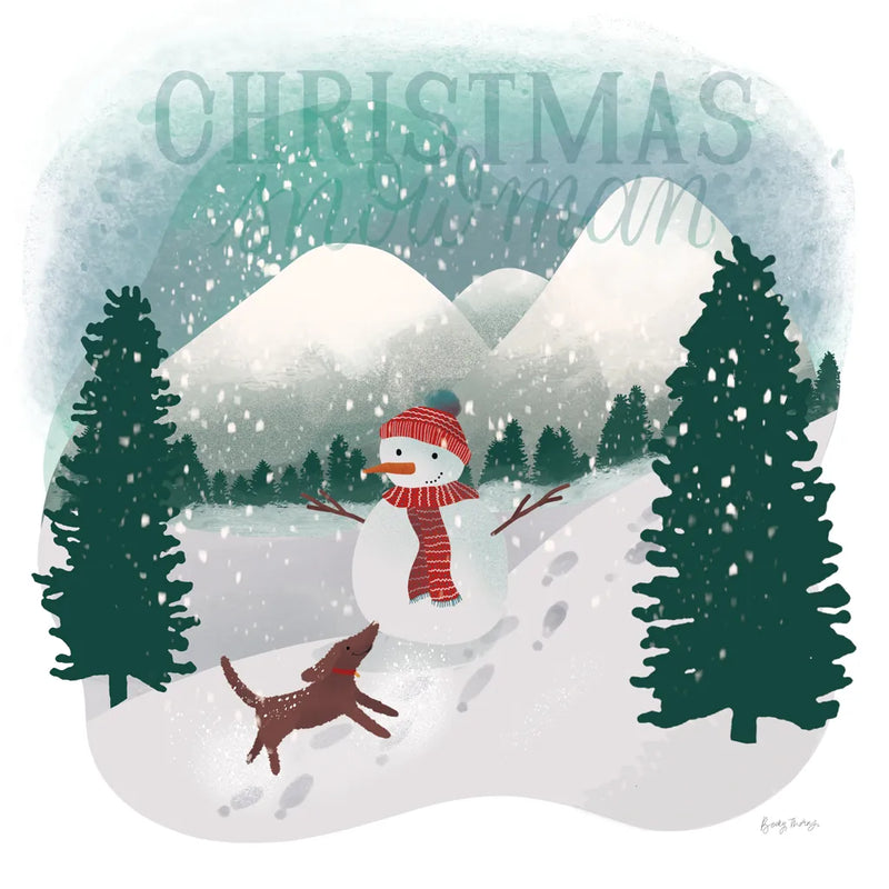 Winter Wonderland IV by Becky Thorns. SKU 57090a. Archival Giclee Fine art print for wall decor.