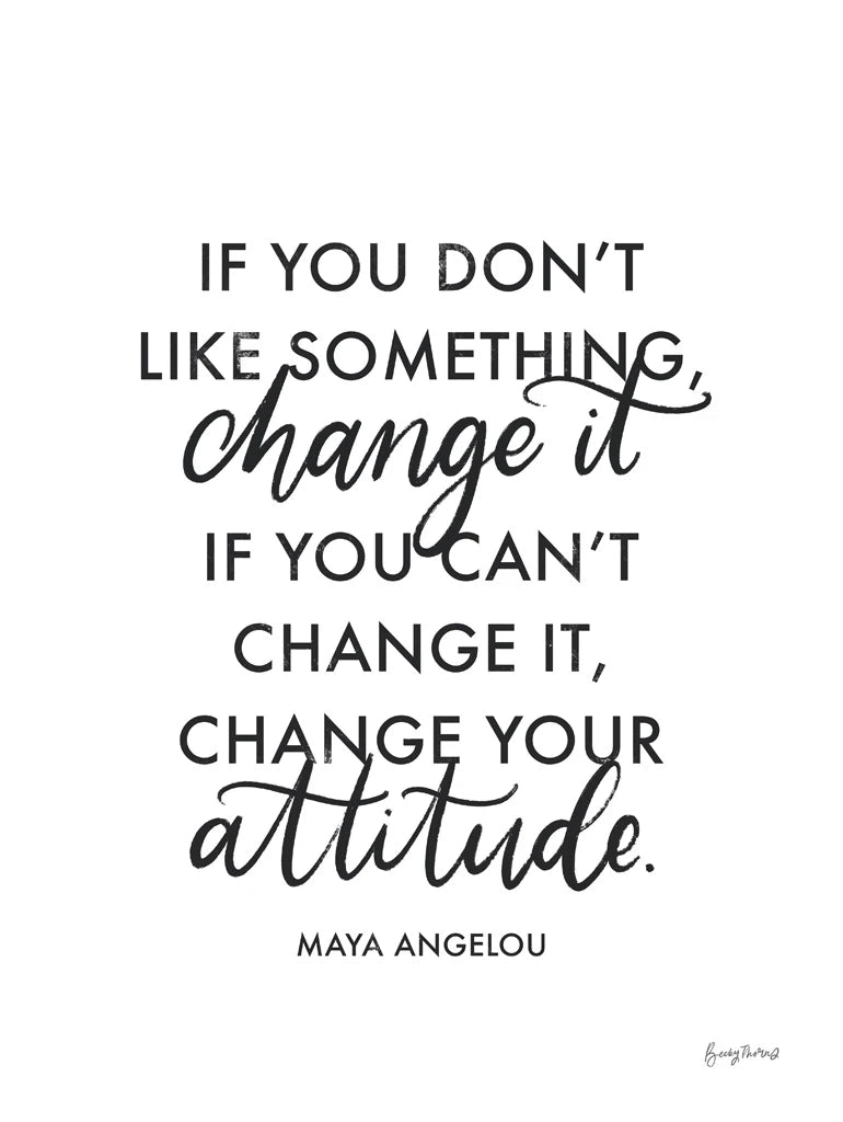 Words of Wisdom I BW by Becky Thorns