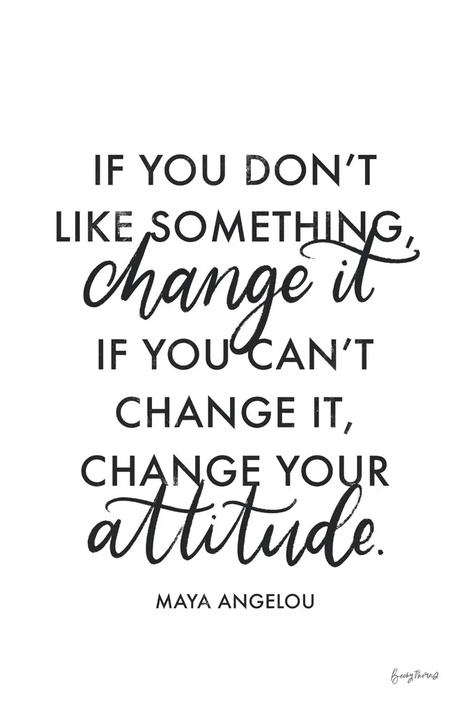 Words of Wisdom I BW v2 by Becky Thorns. SKU 80656h. Archival Giclee Fine art print for wall decor.