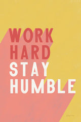 Work Hard Stay Humble by Becky Thorns. SKU 56778h. Archival Giclee Fine art print for wall decor.