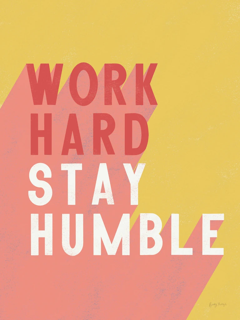 Work Hard Stay Humble Crop by Becky Thorns