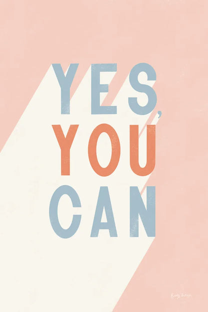 Yes You Can Pastel by Becky Thorns. SKU 78718h. Archival Giclee Fine art print for wall decor.