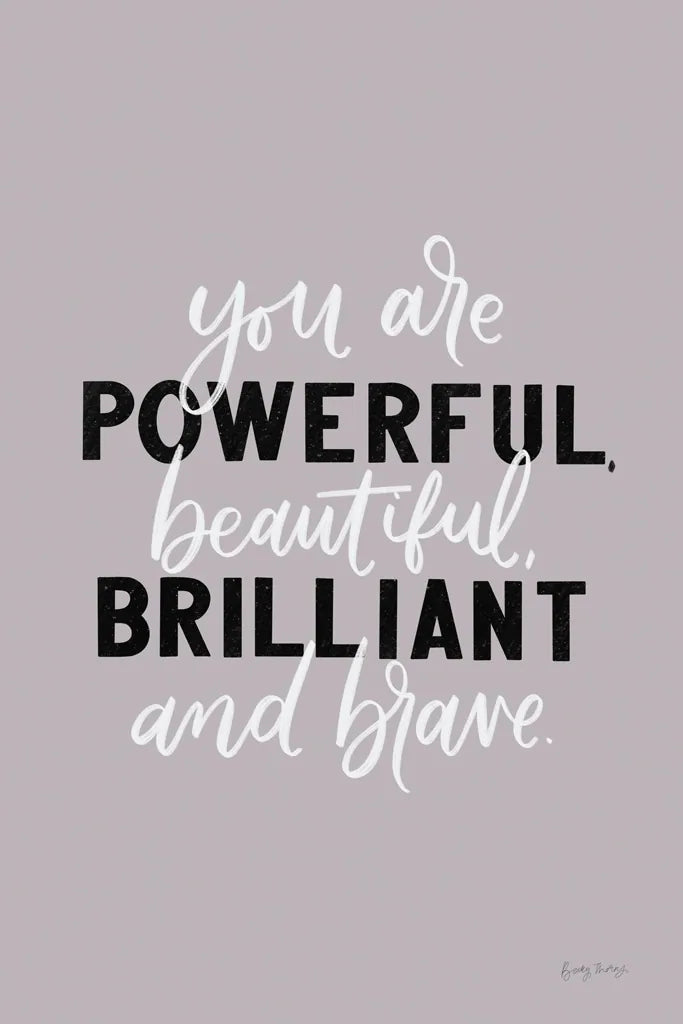 You Are Powerful by Becky Thorns. SKU 61715h. Archival Giclee Fine art print for wall decor.