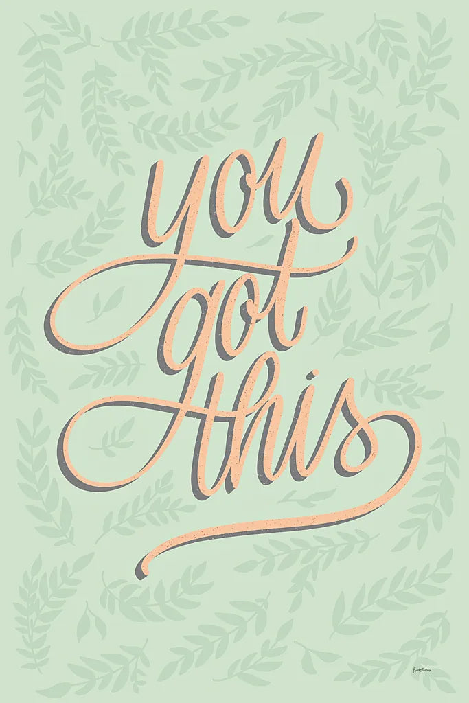 You Got This by Becky Thorns. SKU 52795h. Archival Giclee Fine art print for wall decor.