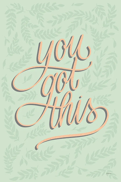 You Got This by Becky Thorns. SKU 52795h. Archival Giclee Fine art print for wall decor.