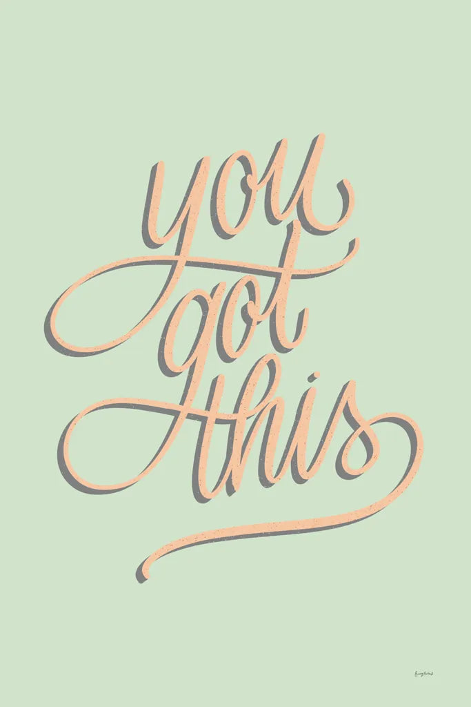 You Got This No Leaves by Becky Thorns. SKU 53248h. Archival Giclee Fine art print for wall decor.