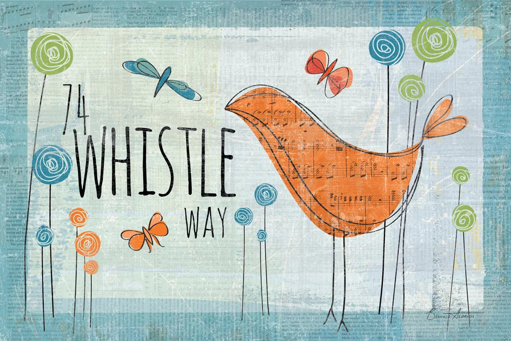 74 Whistle Way by Belinda Aldrich. SKU 32986i. Archival Giclee Fine art print for wall decor.