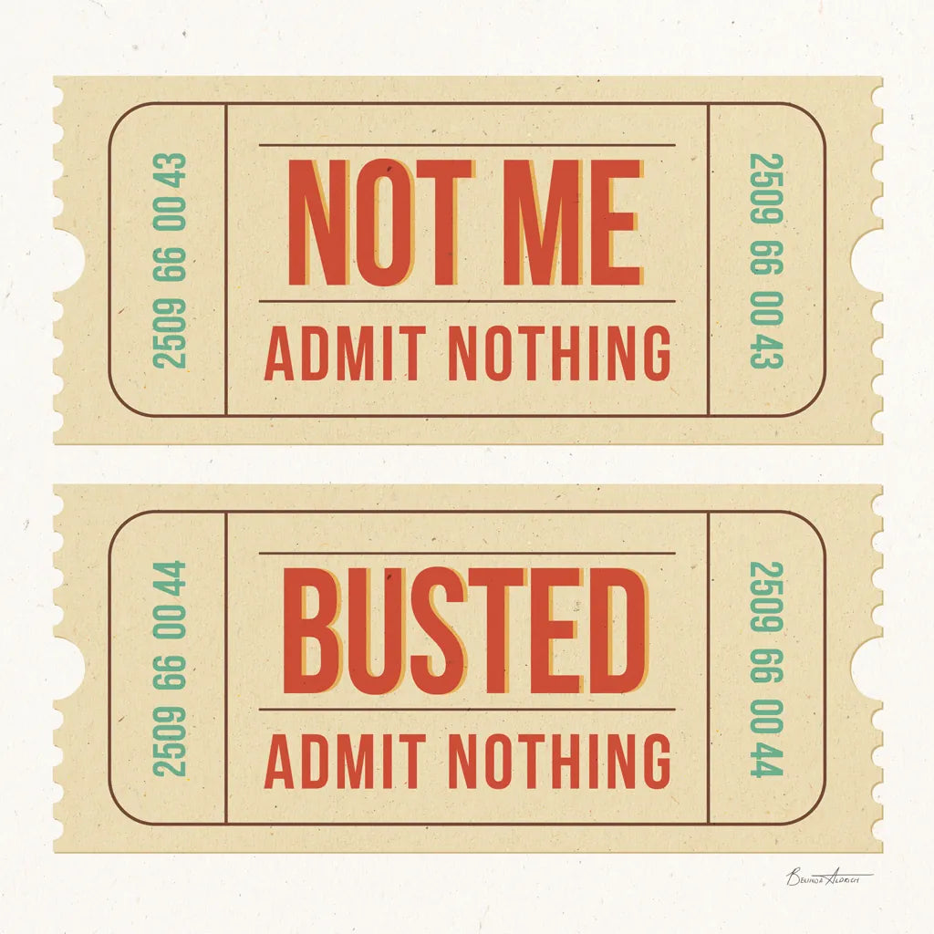 Admit Nothing II by Belinda Aldrich. SKU 101958a. Archival Giclee Fine art print for wall decor.