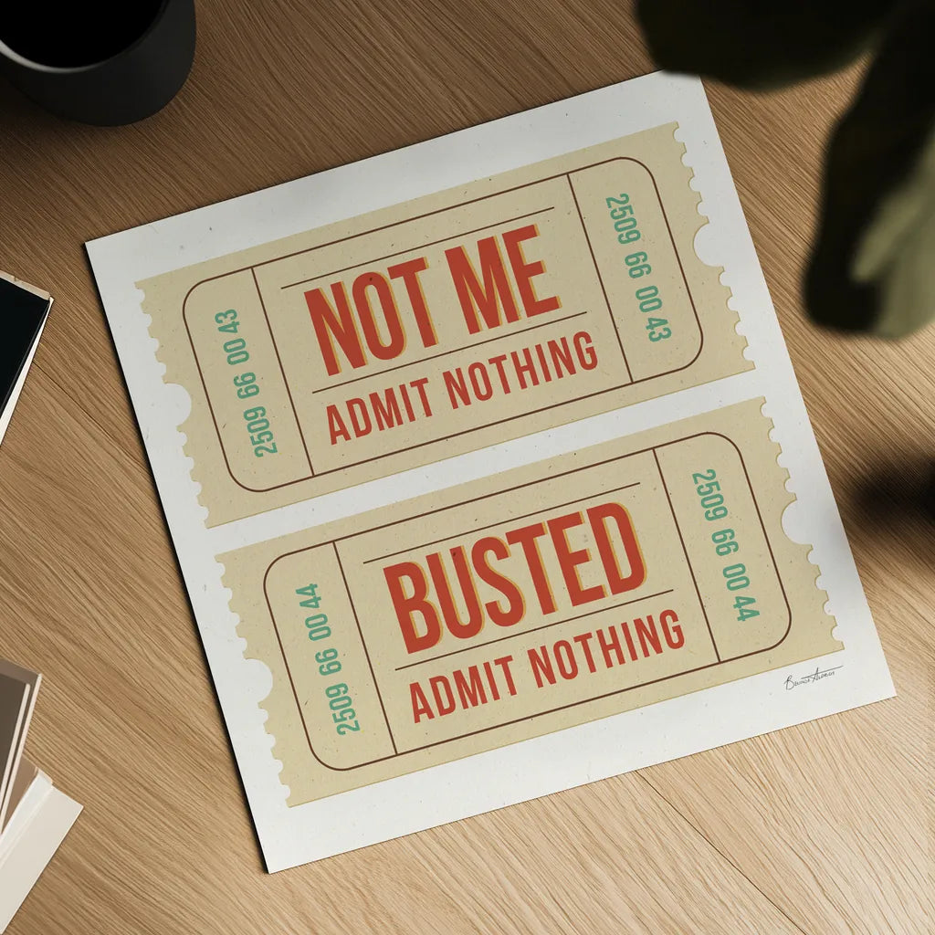 Admit Nothing II by Belinda Aldrich. Shown as a detailed flat fine art print, highlighting archival giclee quality. Available as an archival giclee rolled canvas, fine art paper, or poster print. SKU 101958a.