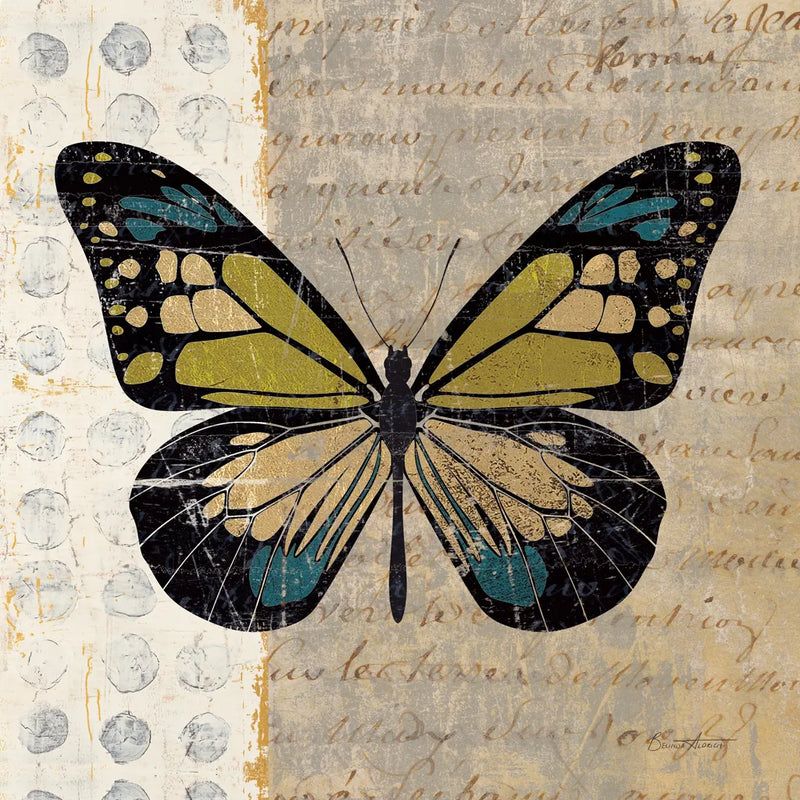 Belindas Butterfly III by Belinda Aldrich. SKU 32943a. Archival Giclee Fine art print for wall decor.