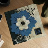 Flowers In Bloom III by Belinda Aldrich. Shown as a detailed flat fine art print, highlighting archival giclee quality. Available as an archival giclee rolled canvas, fine art paper, or poster print. SKU 13595a.