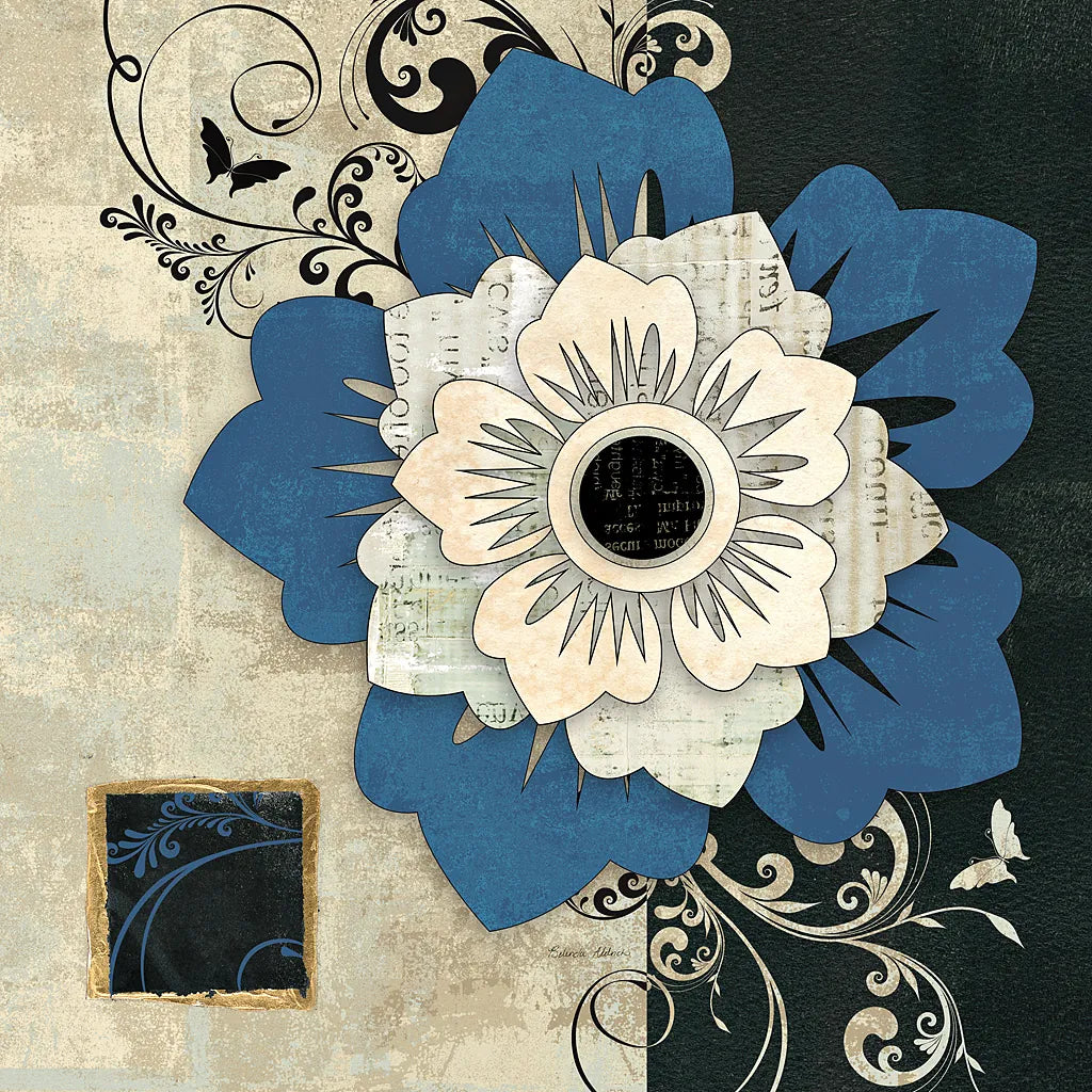 Flowers In Bloom IV by Belinda Aldrich. SKU 13596a. Archival Giclee Fine art print for wall decor.