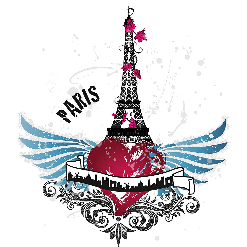 Heart of the City Paris by Belinda Aldrich. SKU 32967a. Archival Giclee Fine art print for wall decor.