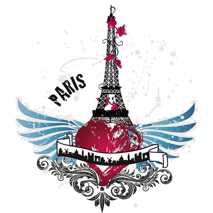 Heart of the City Paris by Belinda Aldrich. SKU 32967a. Archival Giclee Fine art print for wall decor.