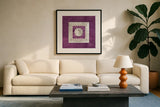 Sea Shell I by Belinda Aldrich. Displayed in a glass frame with matte in a clean modern living room. Available as an archival giclee rolled canvas, fine art paper, or poster print. SKU 32962a.