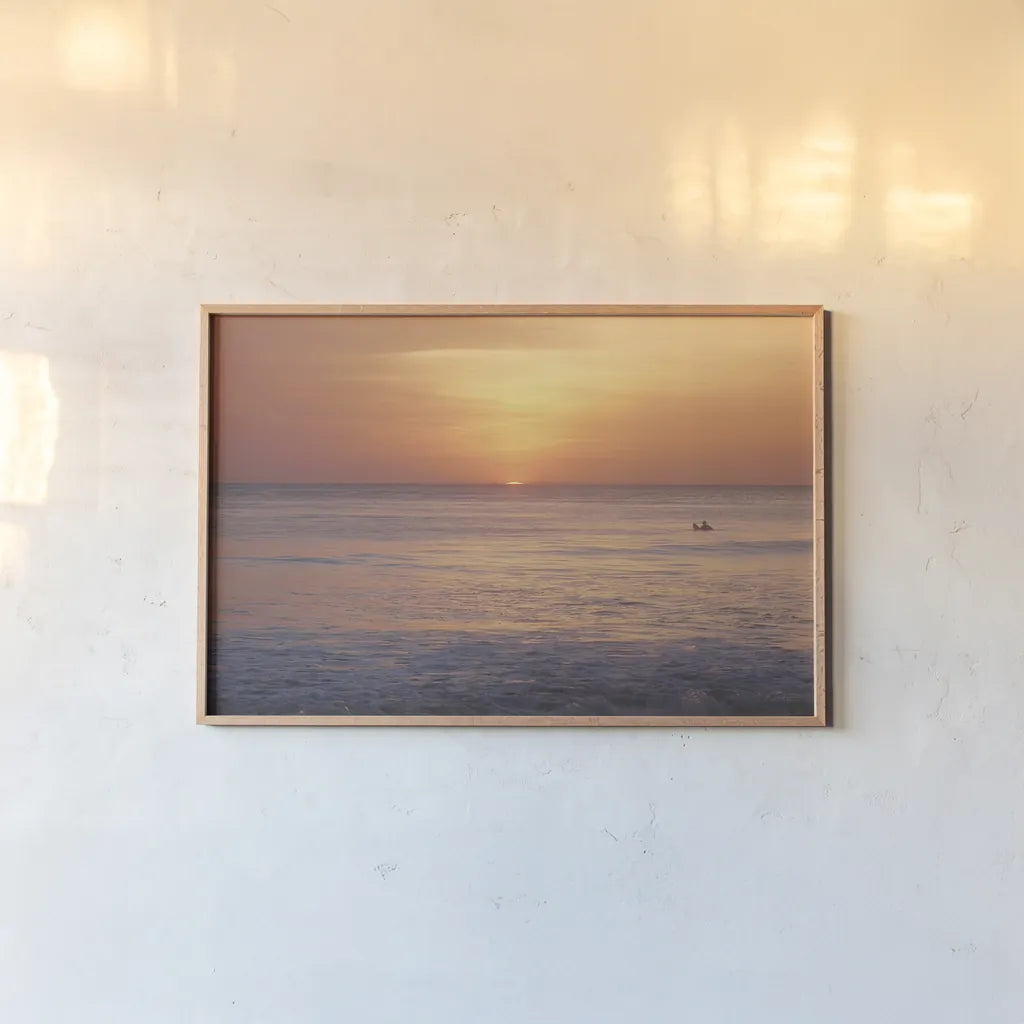 Waiting Crop by Belinda Aldrich. shown as a paper print in a natural frame. Available as a archival giclee rolled canvas, fine art paper, or poster print. SKU 89814i.