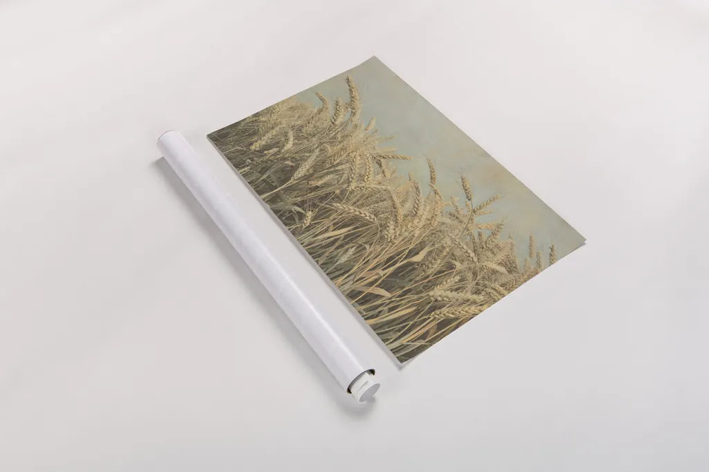 Gold Harvest by Ben Richard. shown as a rolled paper print. Available as archival giclee rolled canvas, fine art paper, or poster print. SKU 52752i.