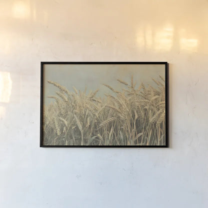 Gold Harvest by Ben Richard. shown as a paper print in a black flame. Available as a archival giclee rolled canvas, fine art paper, or poster print. SKU 52752i.