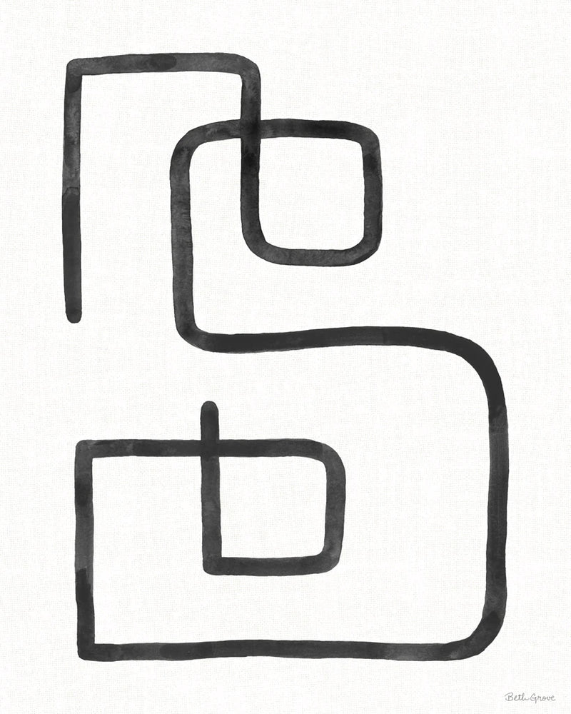 Abstract Squiggle I by Beth Grove