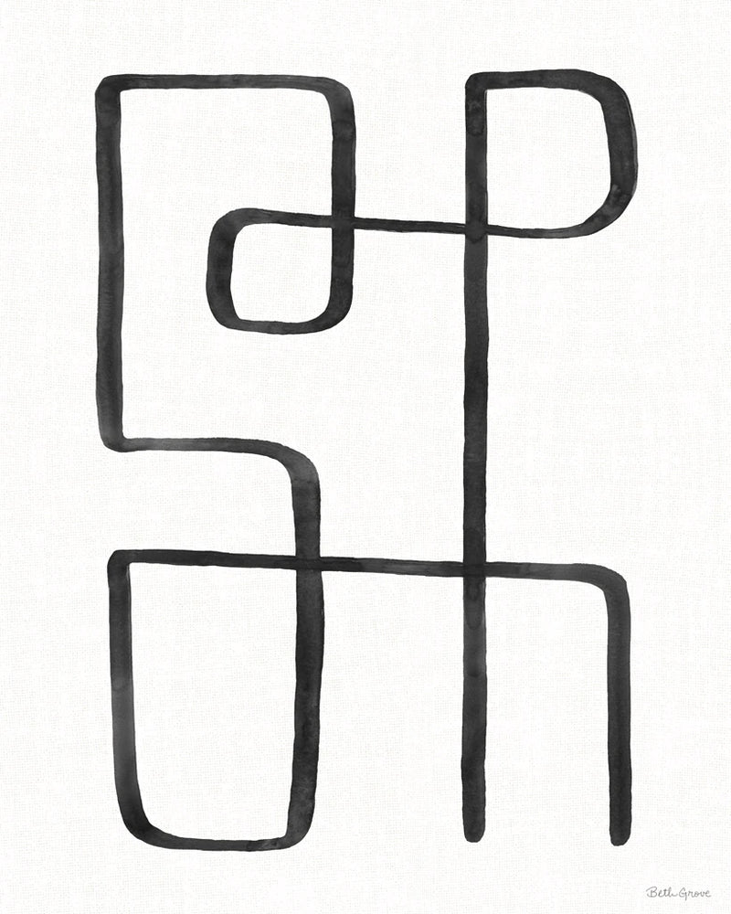 Abstract Squiggle II by Beth Grove