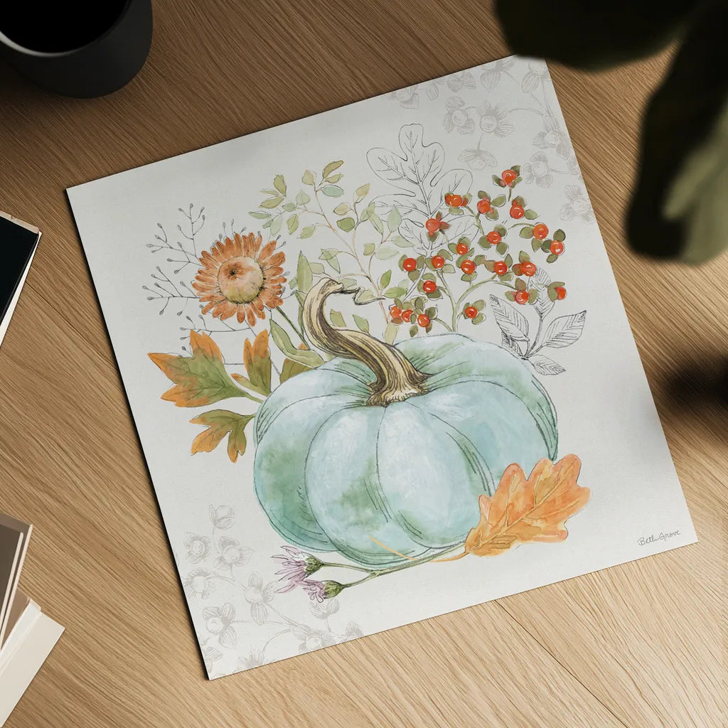 Abundance II by Beth Grove. Shown as a detailed flat fine art print, highlighting archival giclee quality. Available as an archival giclee rolled canvas, fine art paper, or poster print. SKU 98102a.