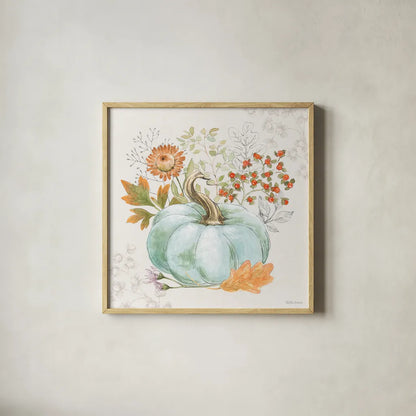 Abundance II by Beth Grove. Shown in a natural wood glass frame for a timeless modern aesthetic. Available as an archival giclee rolled canvas, fine art paper, or poster print. SKU 98102a.